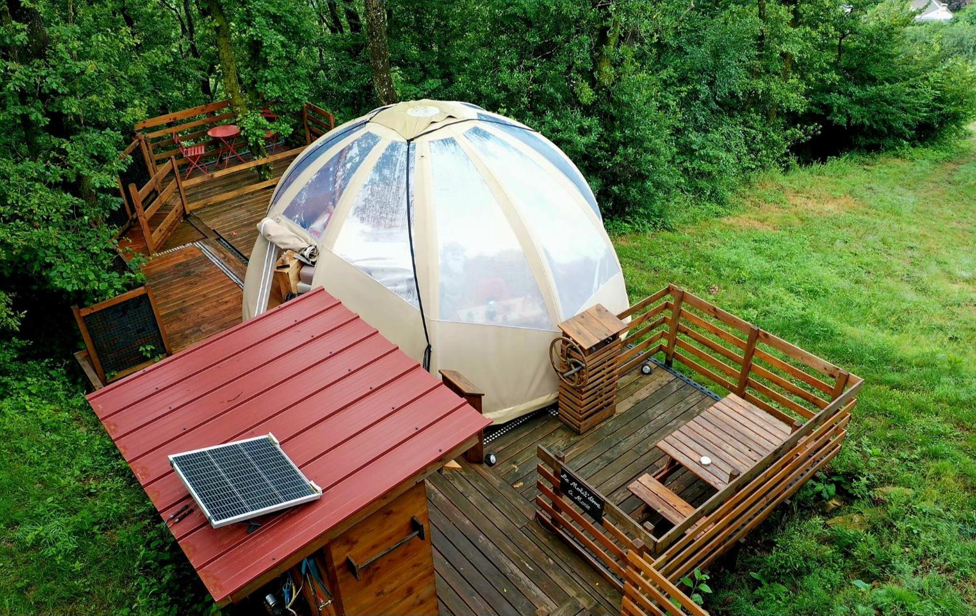 Le Mobil'Dome A Marie Hotel Cambounes Exterior foto